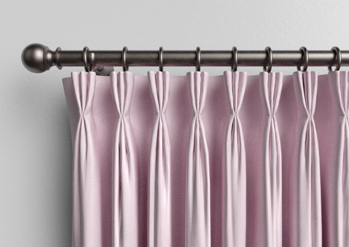 Faux Suede, Pastel Pink - Made to Measure Curtains - Image 11